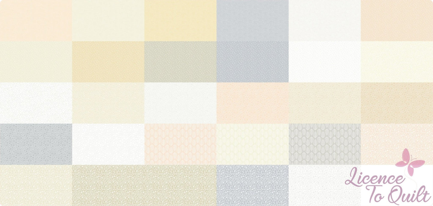 Essentials - Doodle Ditzy Pewter - Licence To Quilt