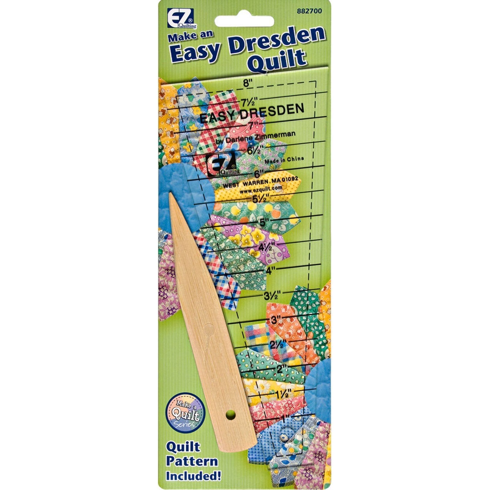 Quilt Set Easy Dresden - Gabarit Patchwork - Licence To Quilt